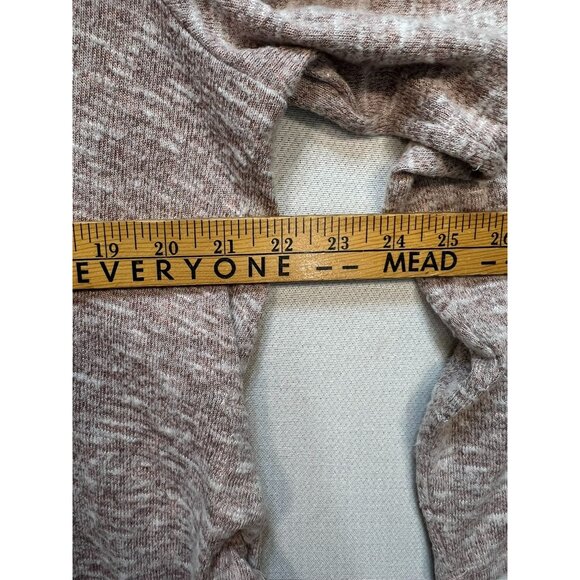 Knox Rose Women's Cowl Neck Pullover Sweater Knit Long Sleeve Size XL Pink Brown - Picture 10 of 12
